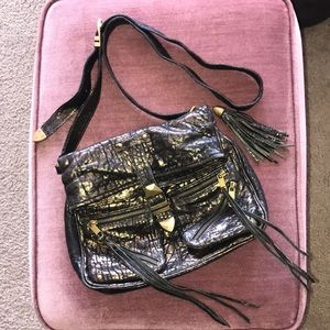Rebecca Minkoff metallic wash crossbody handbag